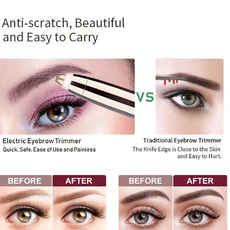 Rechargeable Painless Eyebrow Hair Remover Tool