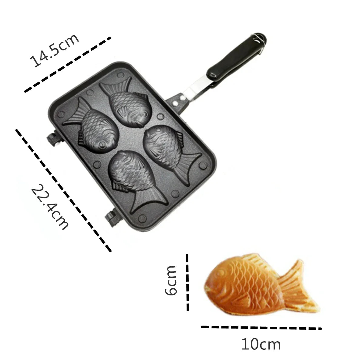 Taiyaki Waffle Maker Pan