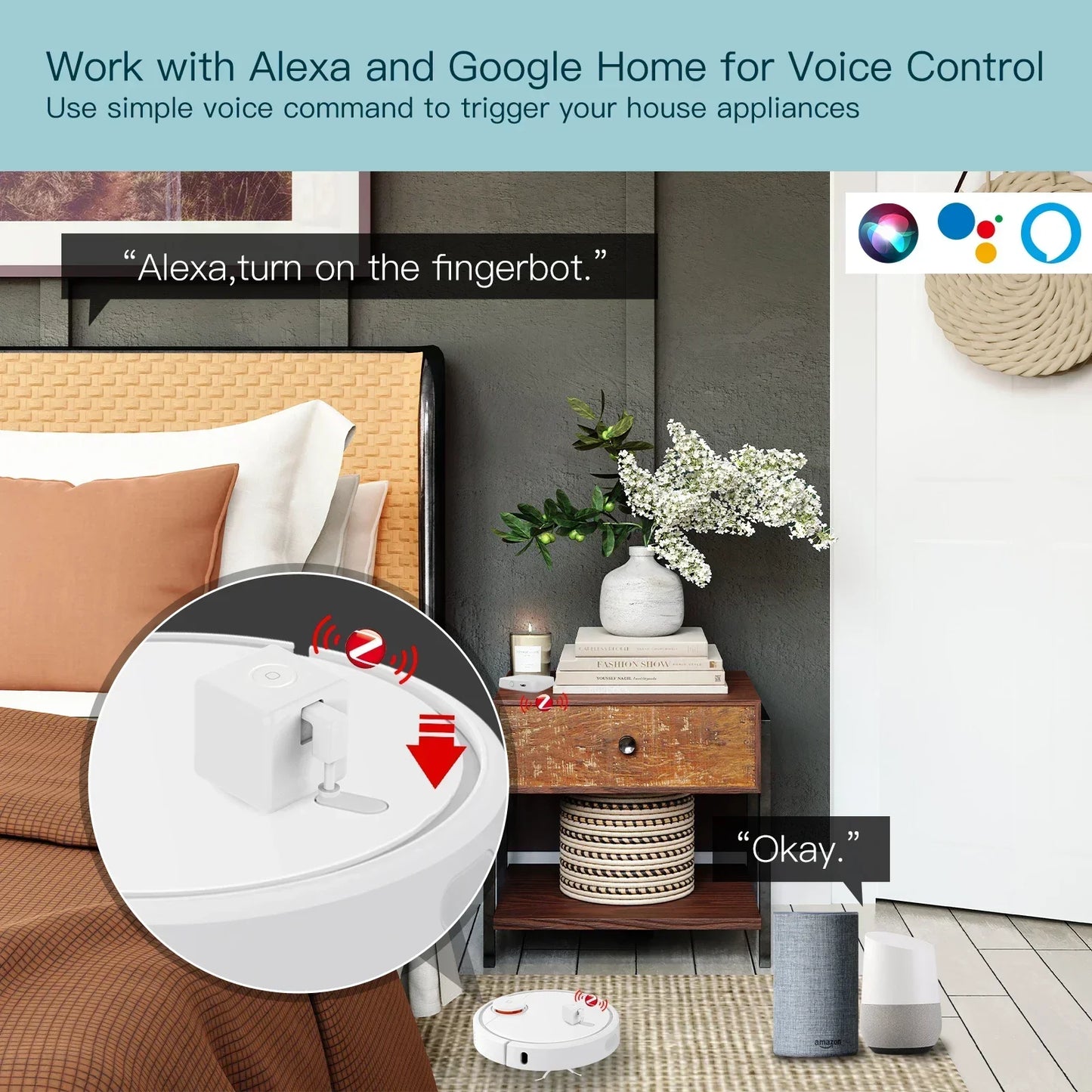 Smart Button Pusher Robot