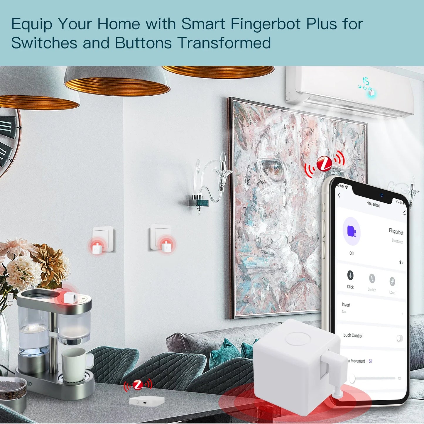 Smart Button Pusher Robot