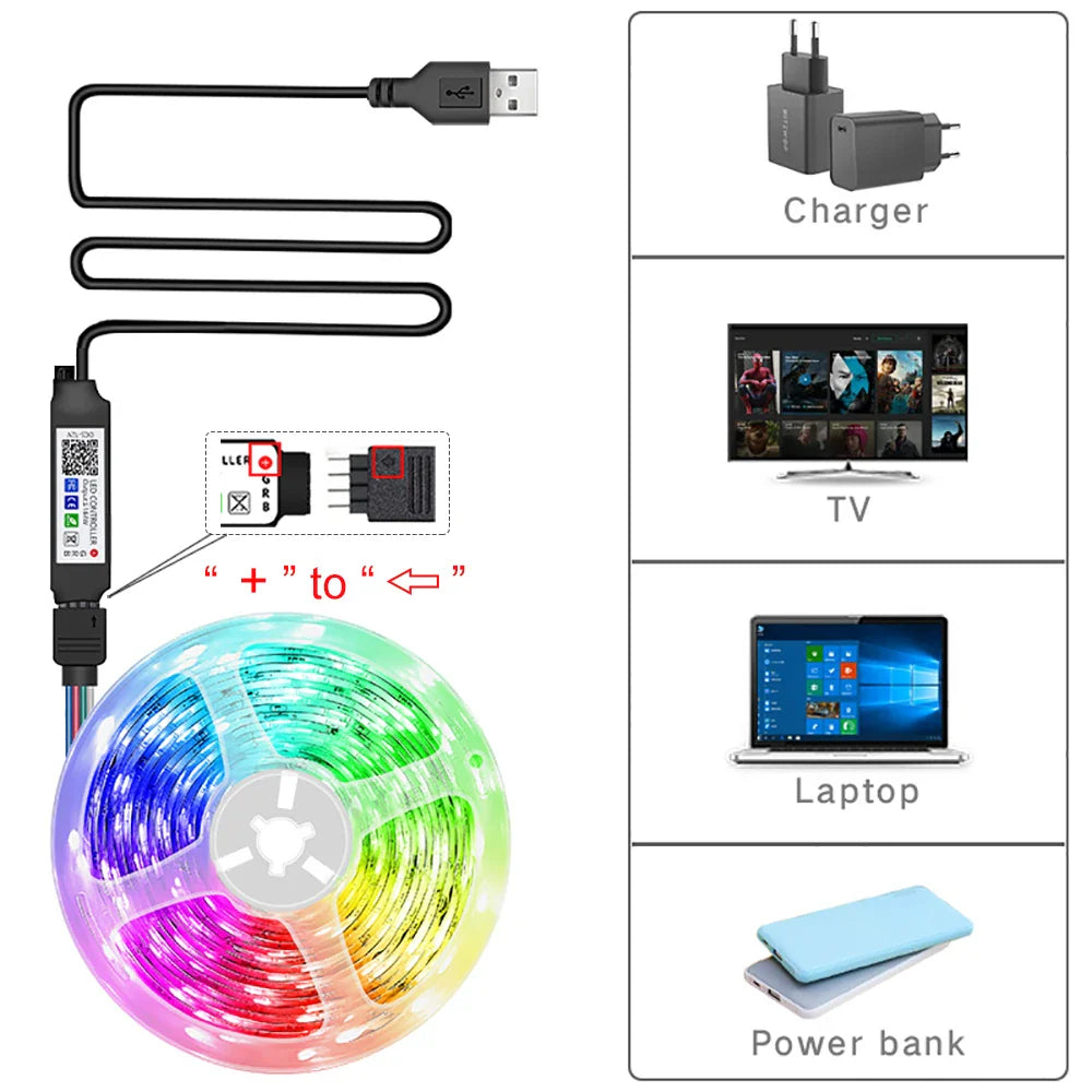 Colorful LED Room Lights